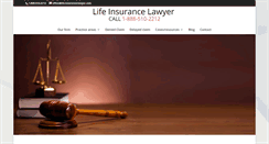 Desktop Screenshot of life-insurance-lawyer.com